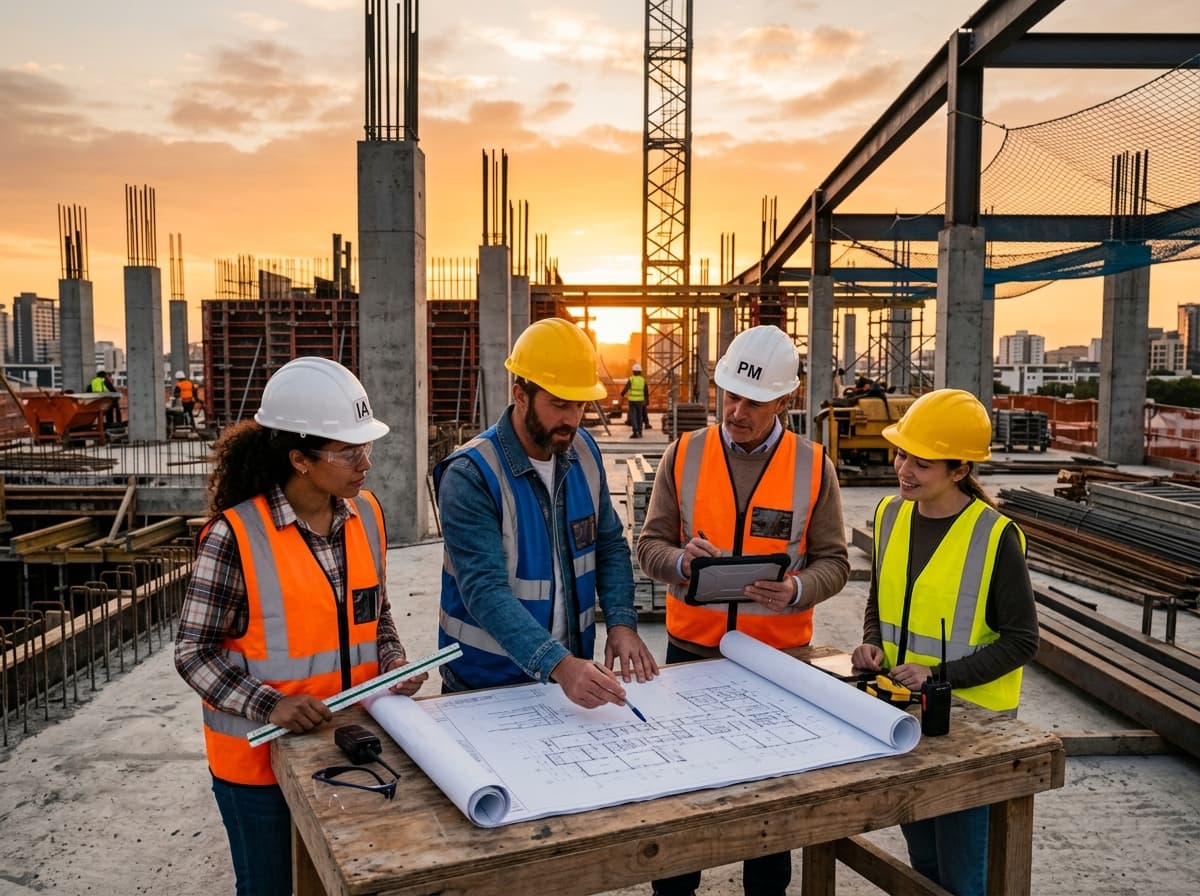 Interior architects fit-out execution at luxury project site