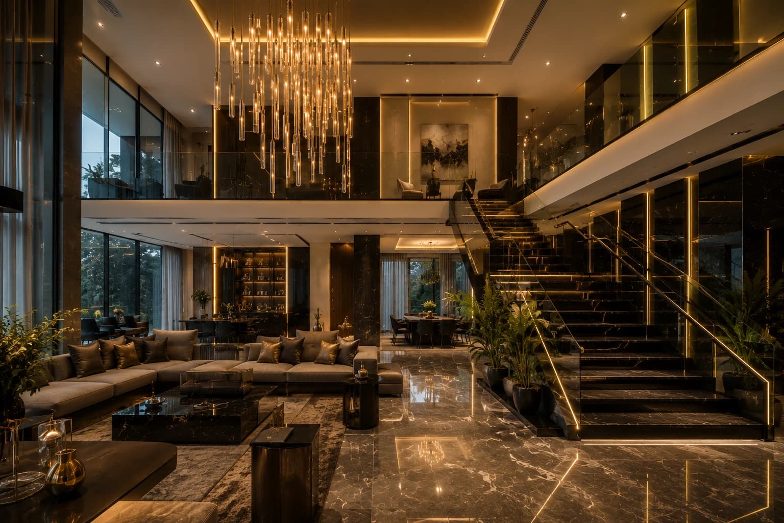 Bespoke luxury villa architectural and interior design in Chennai by Dot R Interiors